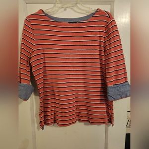 Womens Nautica strip shirt